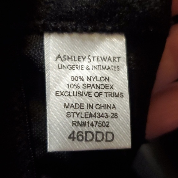 Ashley Stewart Floral Underwire Bra Size 46DDD - Picture 5 of 5